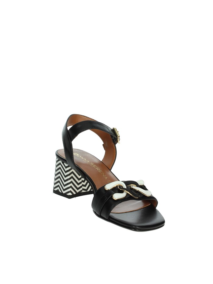 SANDALI CON TACCO 065649DP NERO
