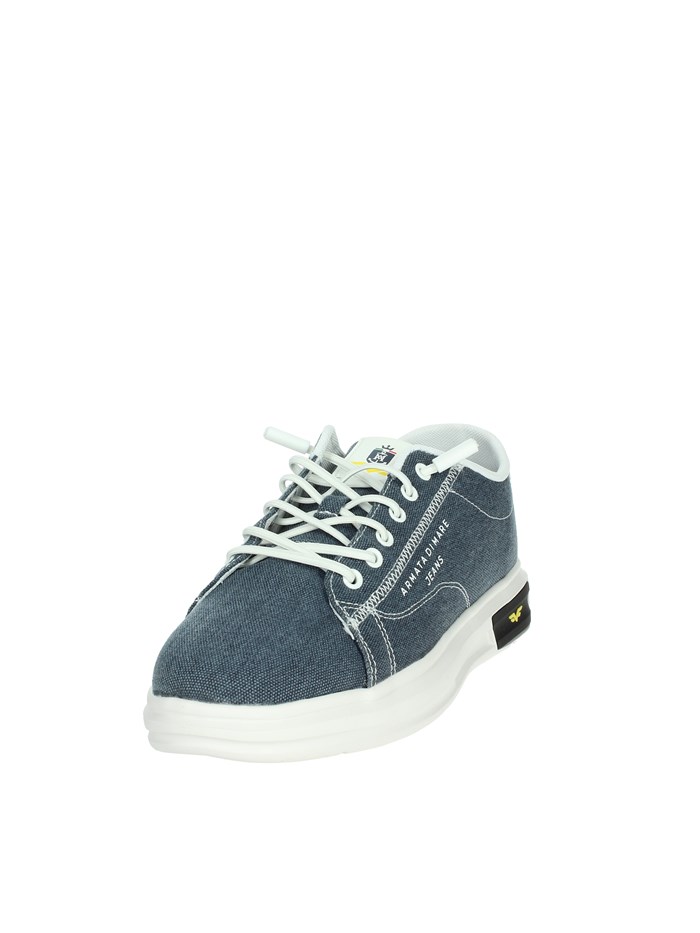 SNEAKERS BASSA AM305 BLU