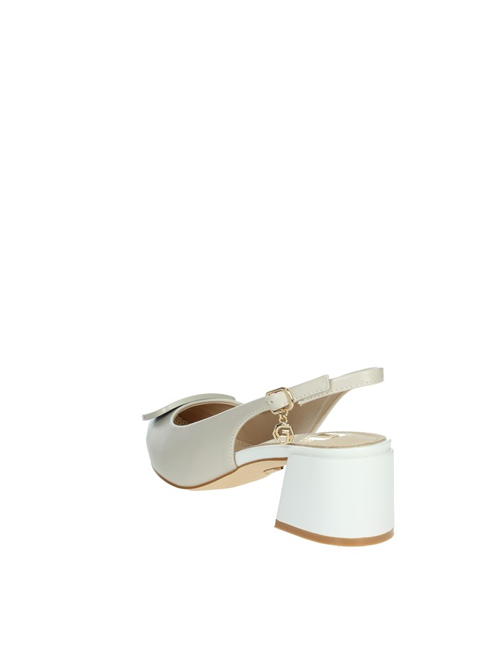 SLINGBACK GD269 BIANCO/BEIGE