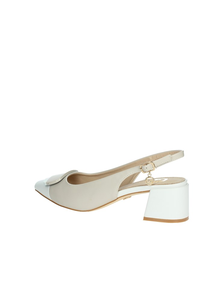 SLINGBACK GD269 BIANCO/BEIGE