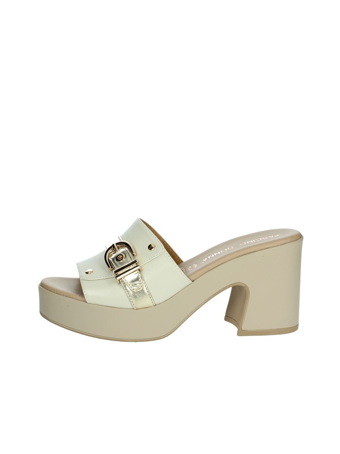CIABATTE CON TACCO 57150-E5 BEIGE