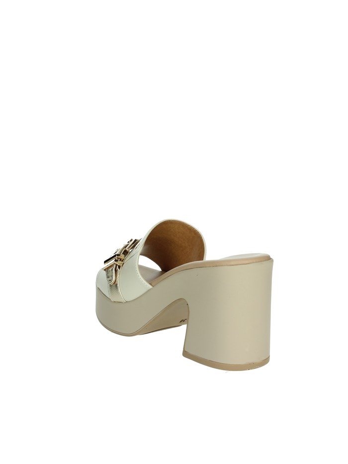 CIABATTE CON TACCO 57150-E5 BEIGE