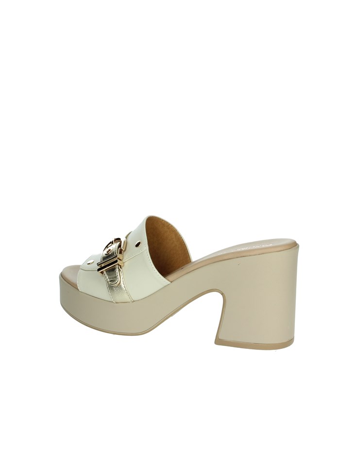 CIABATTE CON TACCO 57150-E5 BEIGE