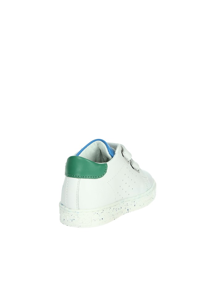 SNEAKERS BASSA 0012015346.01.2N65 BIANCO/ARANCIONE