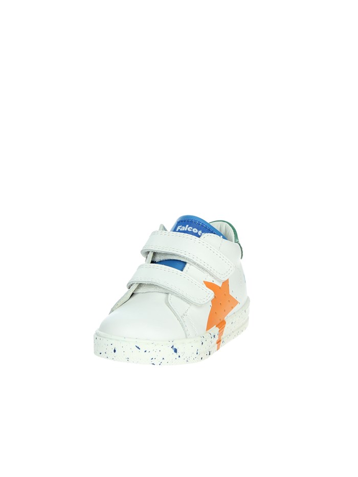 SNEAKERS BASSA 0012015346.01.2N65 BIANCO/ARANCIONE
