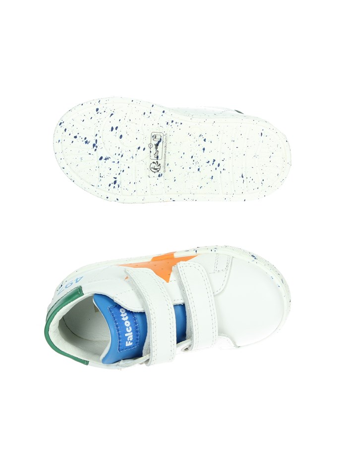 SNEAKERS BASSA 0012015346.01.2N65 BIANCO/ARANCIONE