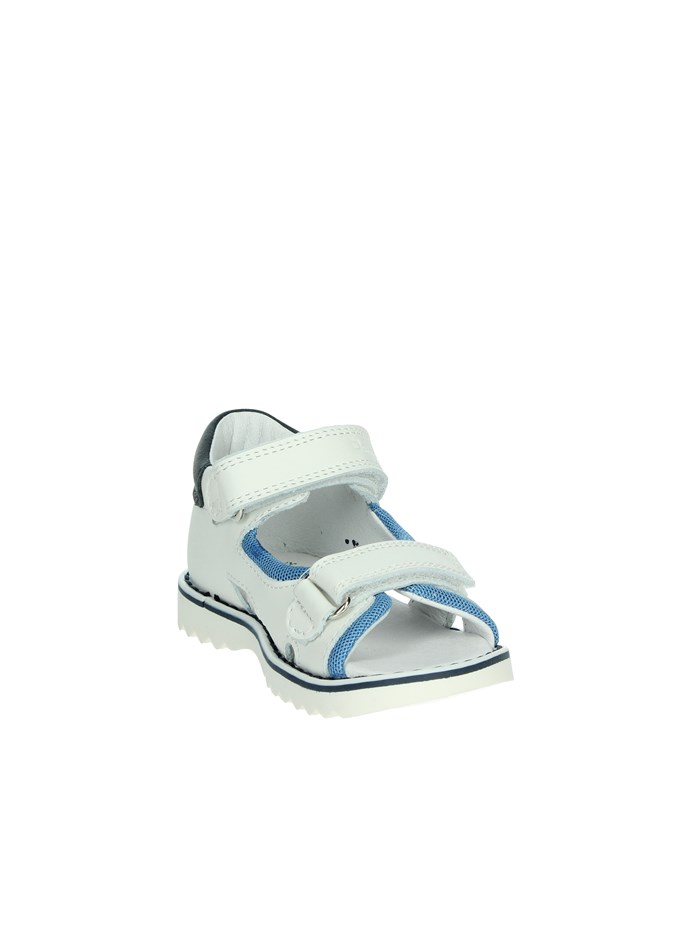 SANDALI BASSI CITA6988 BIANCO/AZZURRO