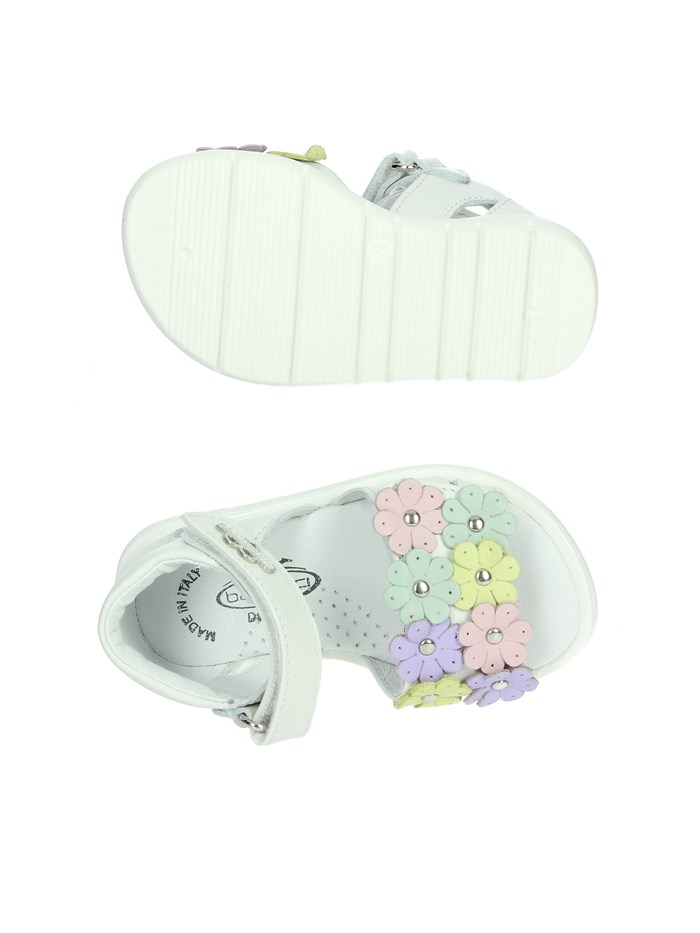 SANDALI BASSI CITA6962 BIANCO