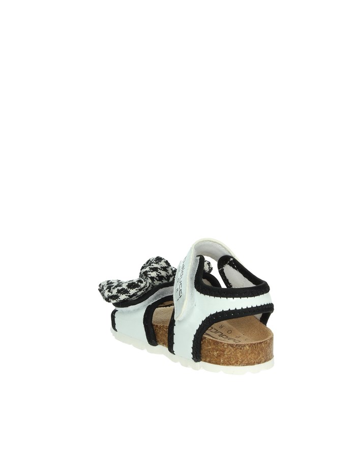 SANDALI BASSI BS5673 BIANCO