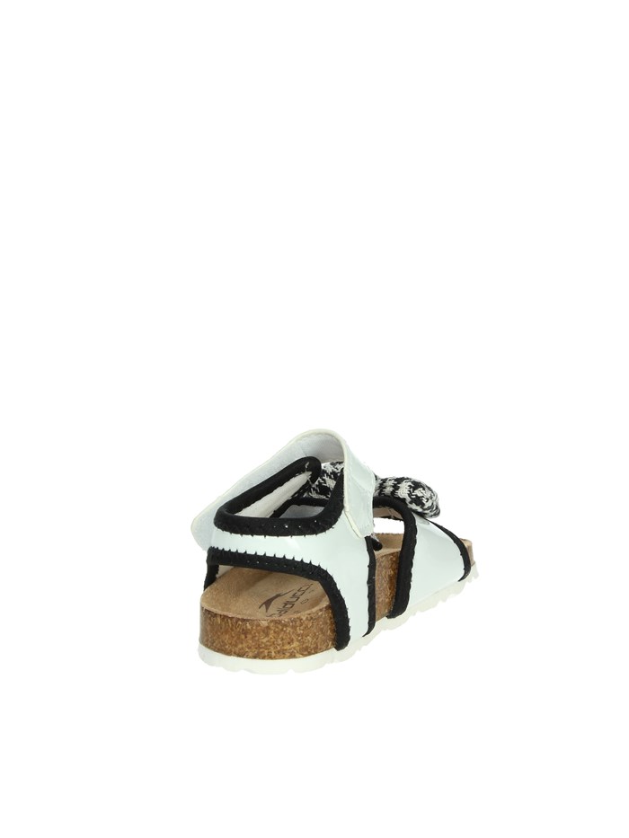 SANDALI BASSI BS5673 BIANCO