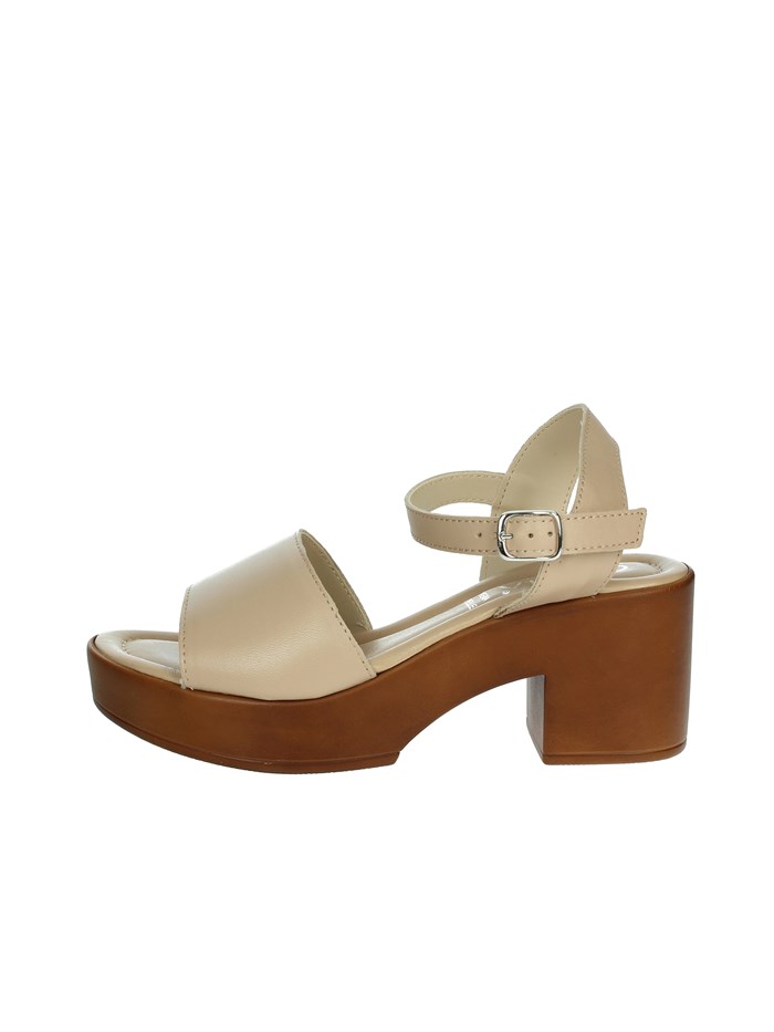 SANDALI CON TACCO IAF203185 BEIGE