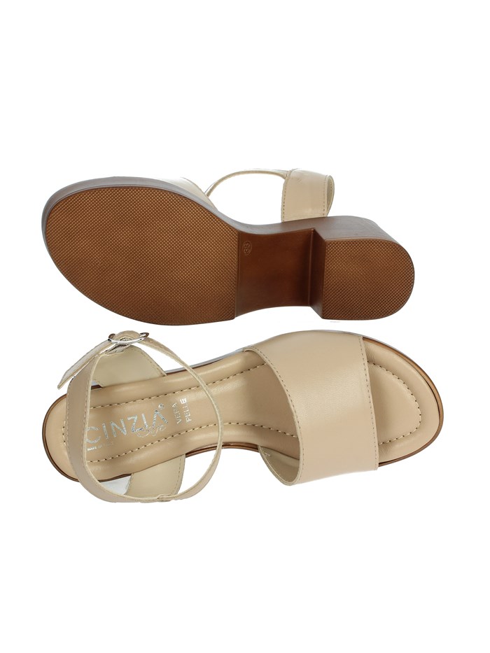 SANDALI CON TACCO IAF203185 BEIGE