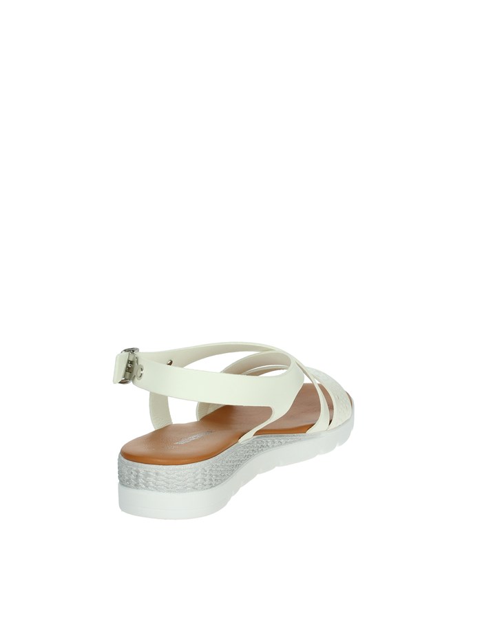 SANDALI BASSI 24200 BIANCO