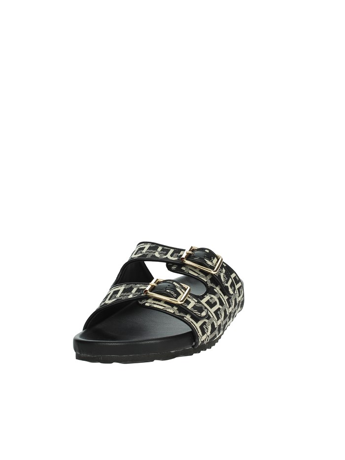 CIABATTE BASSE 9064 NERO/BIANCO