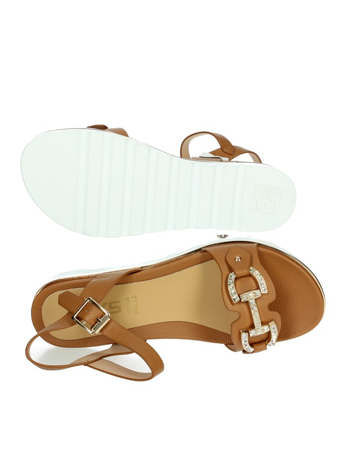SANDALI BASSI K-11043 CUOIO