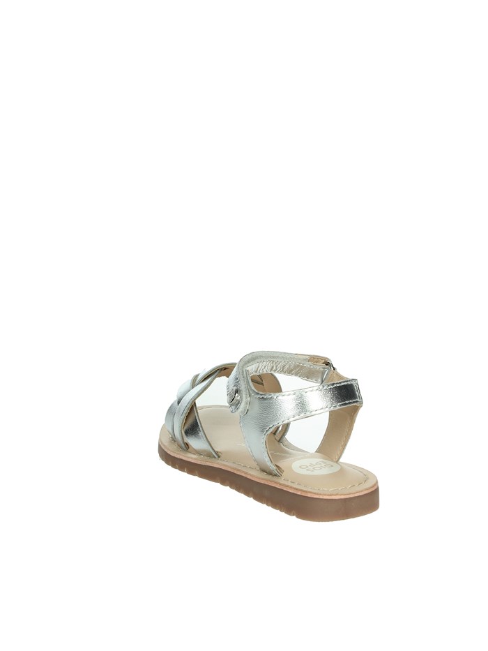 SANDALI BASSI 75332 ARGENTO