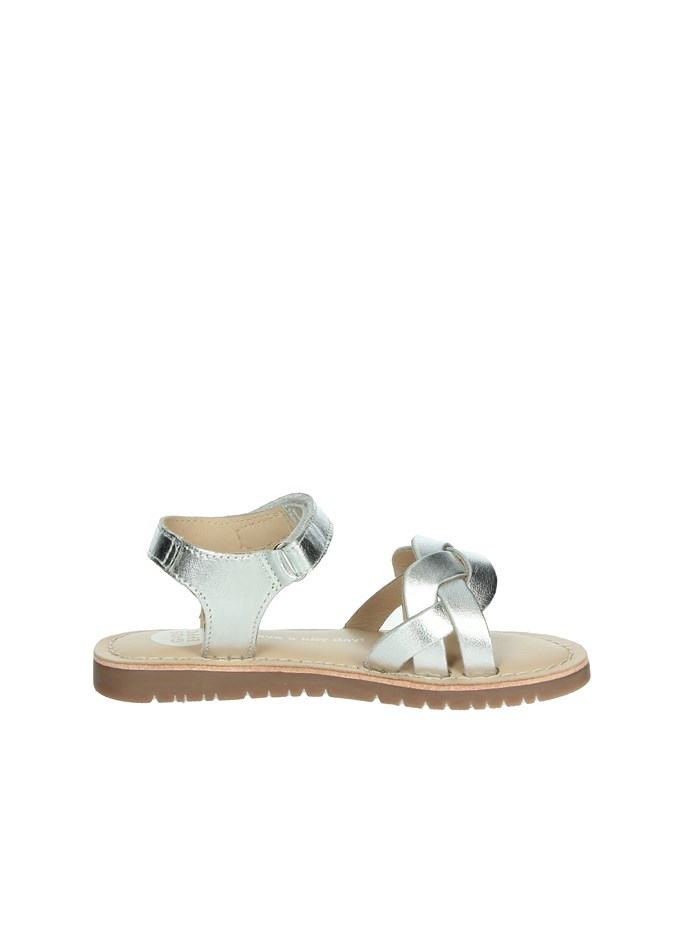 SANDALI BASSI 75332 ARGENTO