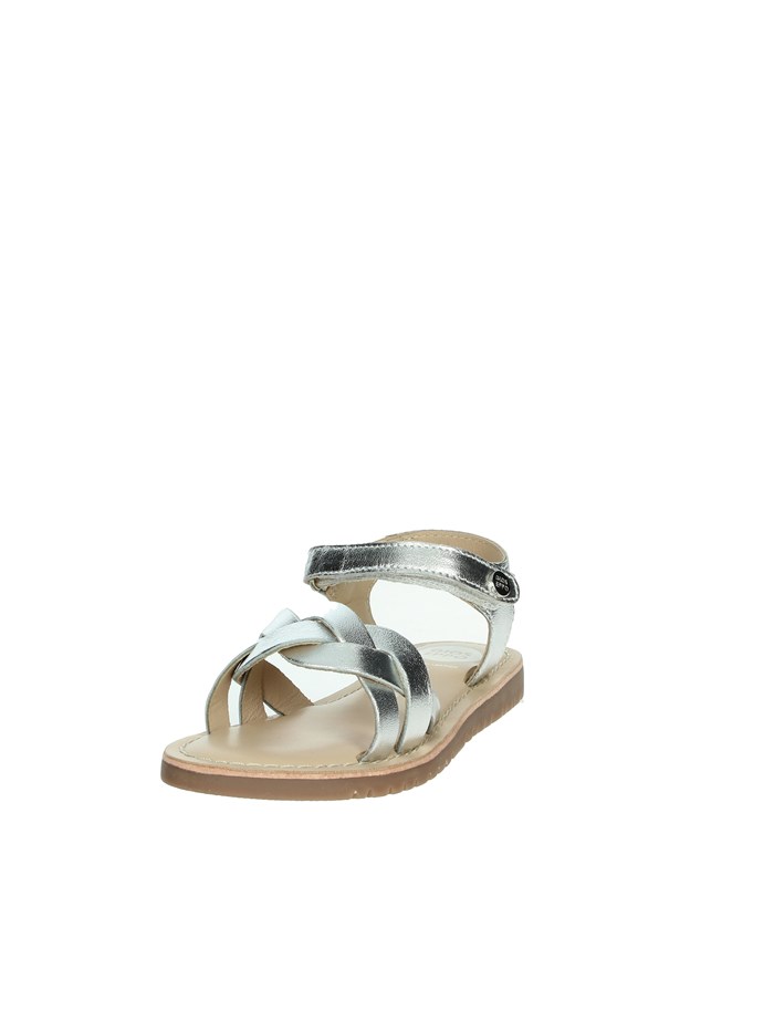 SANDALI BASSI 75332 ARGENTO