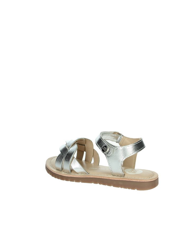 SANDALI BASSI 75332 ARGENTO