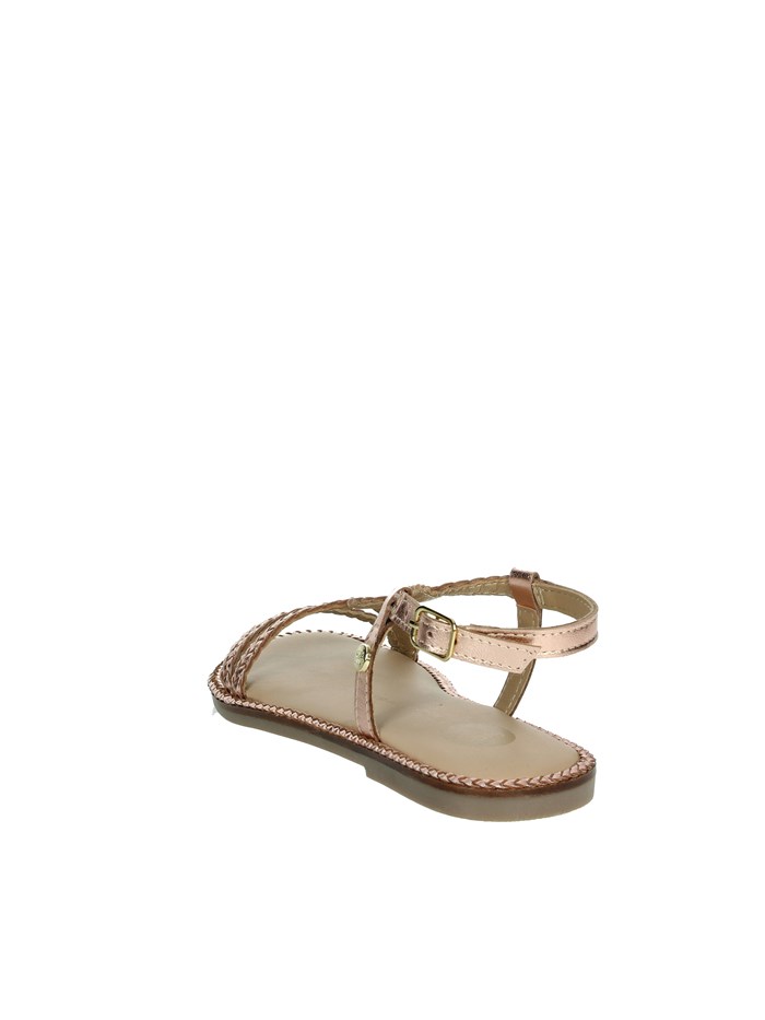 SANDALI BASSI 74806 RAME