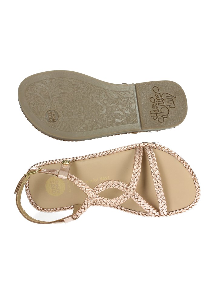 SANDALI BASSI 74806 RAME