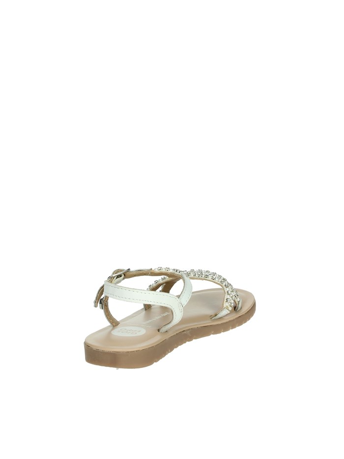 SANDALI BASSI 74824 BIANCO