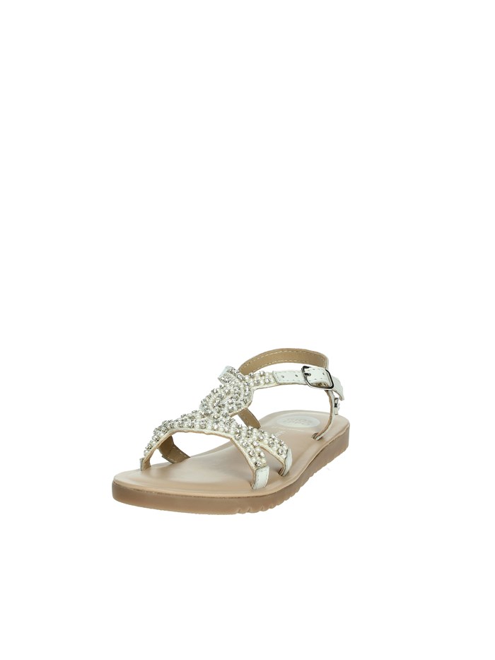 SANDALI BASSI 74824 BIANCO