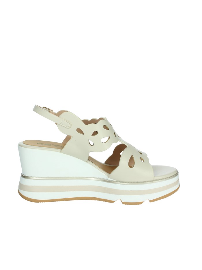 SANDALI CON ZEPPA K-11022 BEIGE
