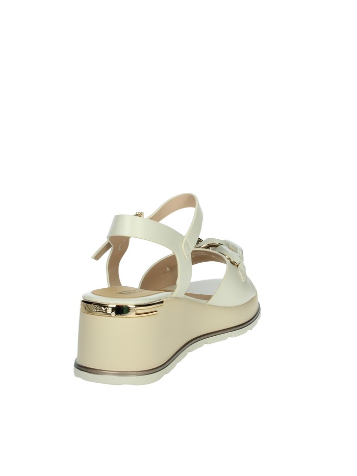 SANDALI CON ZEPPA K-11000 BEIGE