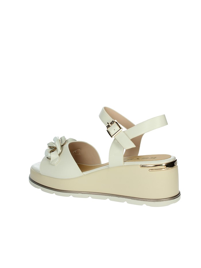 SANDALI CON ZEPPA K-11000 BEIGE