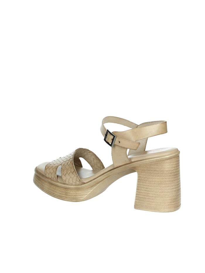 SANDALI CON ZEPPA 7061 TAUPE