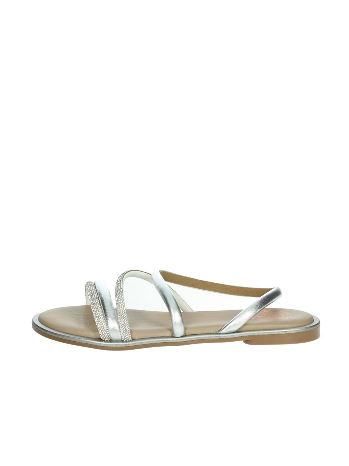 SANDALI BASSI 7010 ARGENTO