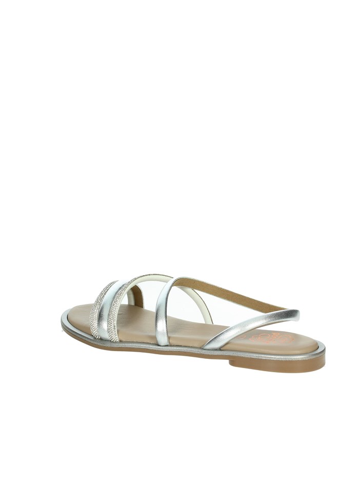 SANDALI BASSI 7010 ARGENTO