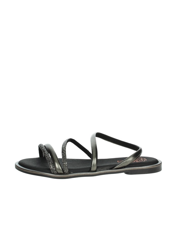 SANDALI BASSI 7010 ANTRACITE