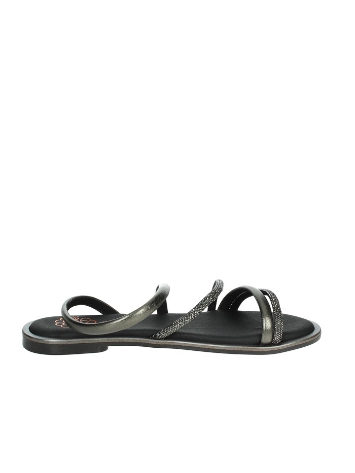 SANDALI BASSI 7010 ANTRACITE