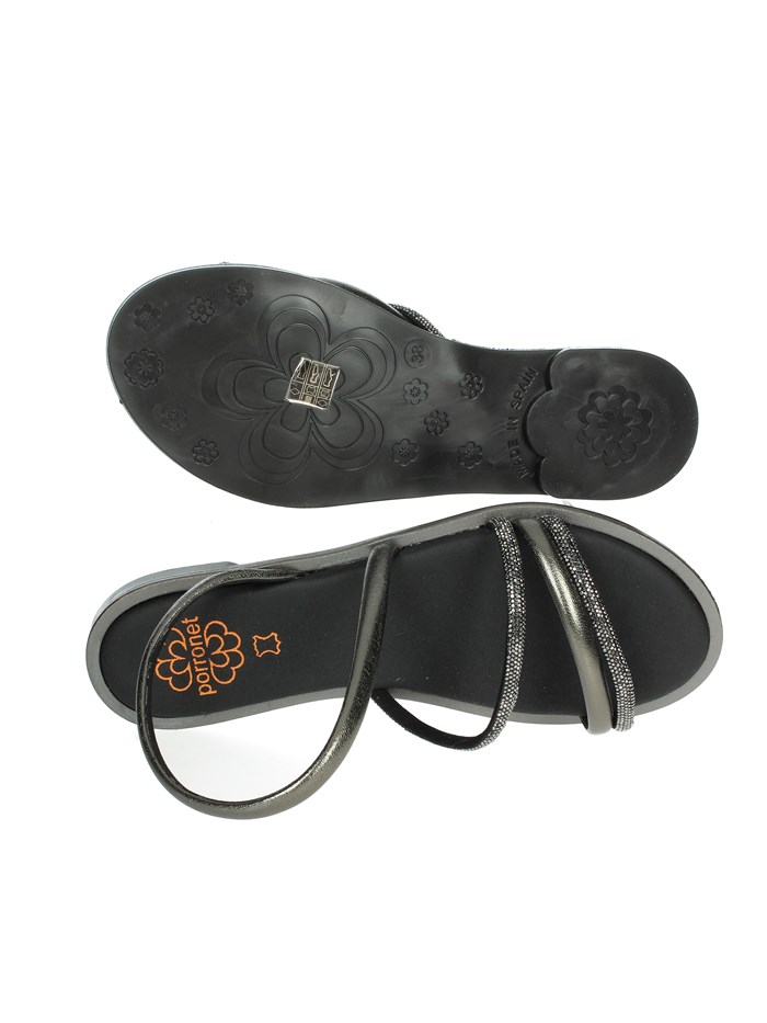 SANDALI BASSI 7010 ANTRACITE