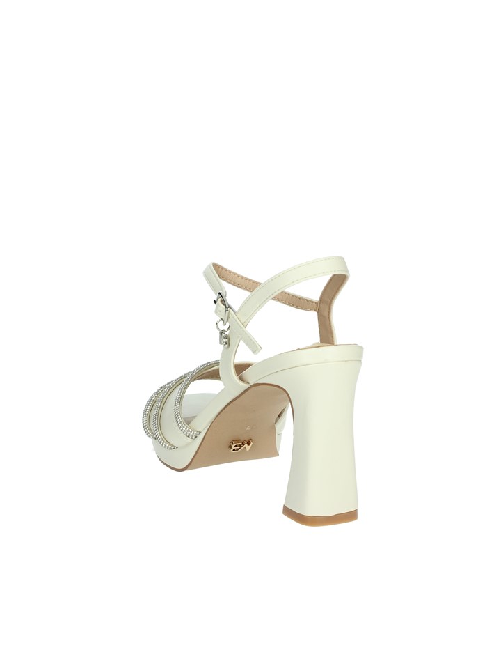 SANDALI CON TACCO MB90 PANNA