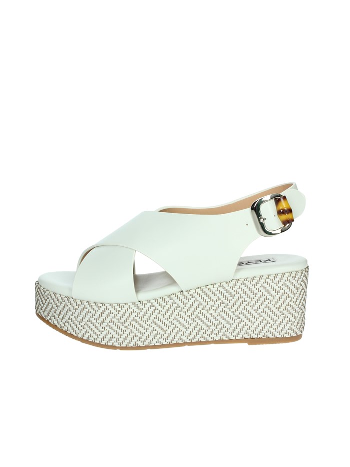 SANDALI CON ZEPPA K-11082 BIANCO