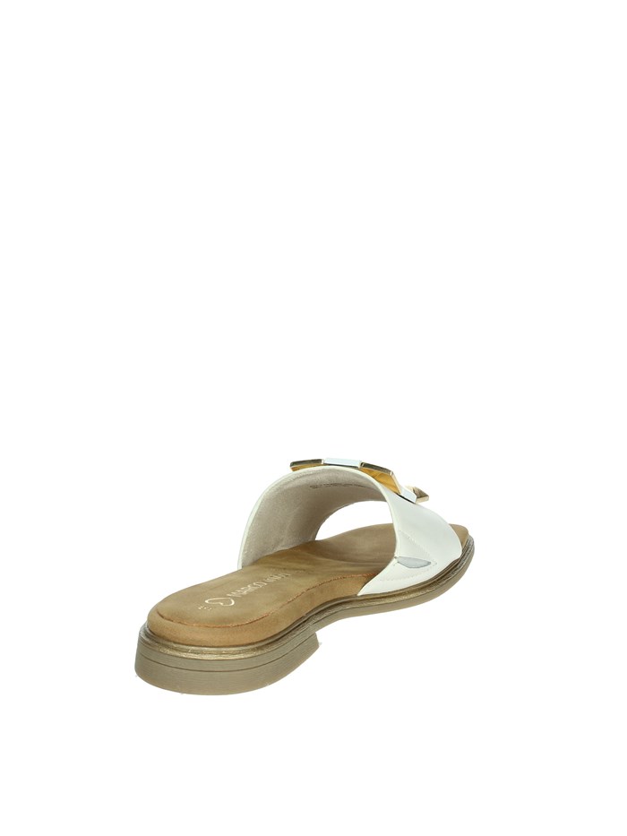 CIABATTE BASSE 2-27102-44 BIANCO