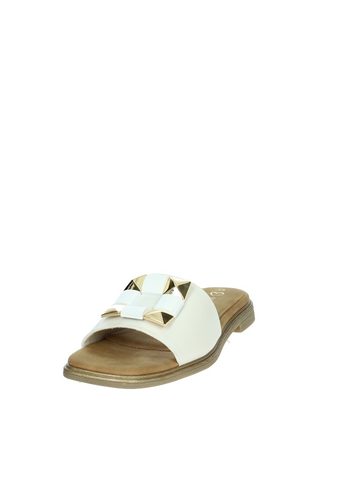 CIABATTE BASSE 2-27102-44 BIANCO