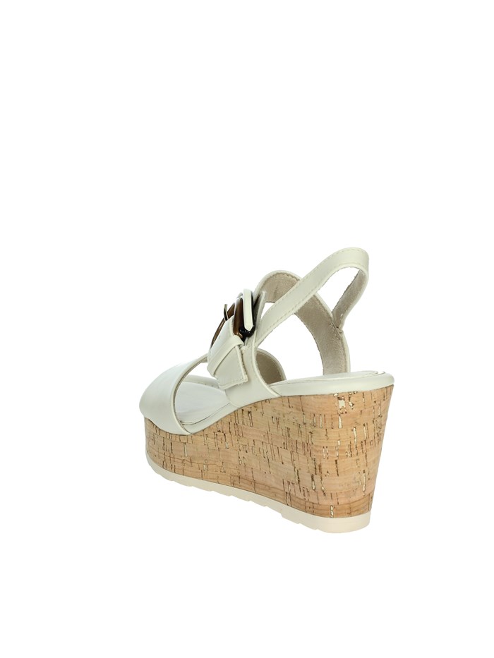 SANDALI CON ZEPPA 2-28306-44 PANNA