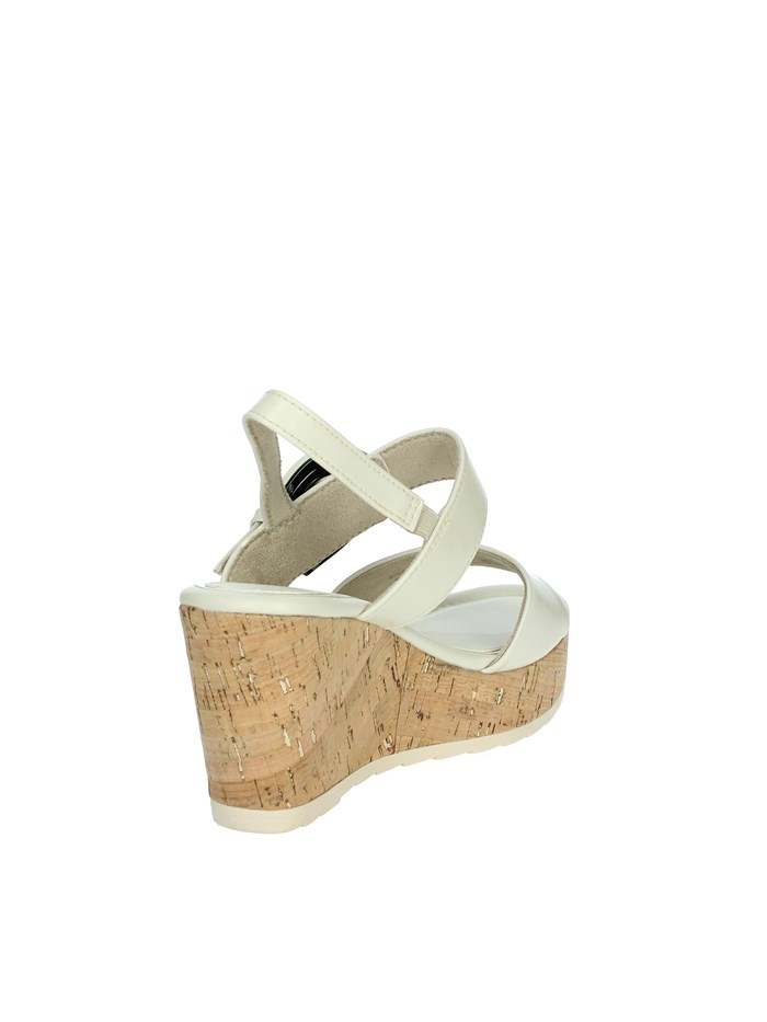 SANDALI CON ZEPPA 2-28306-44 PANNA