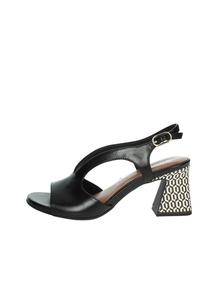 SANDALI CON TACCO 1-28316-44 NERO