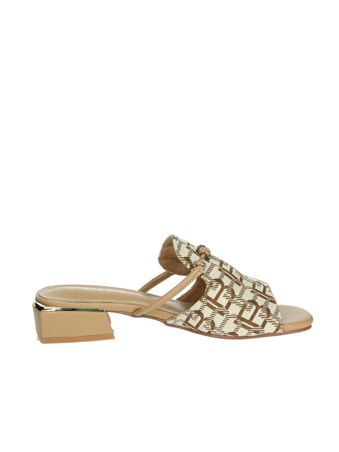 CIABATTE BASSE 9016 BEIGE/CUOIO