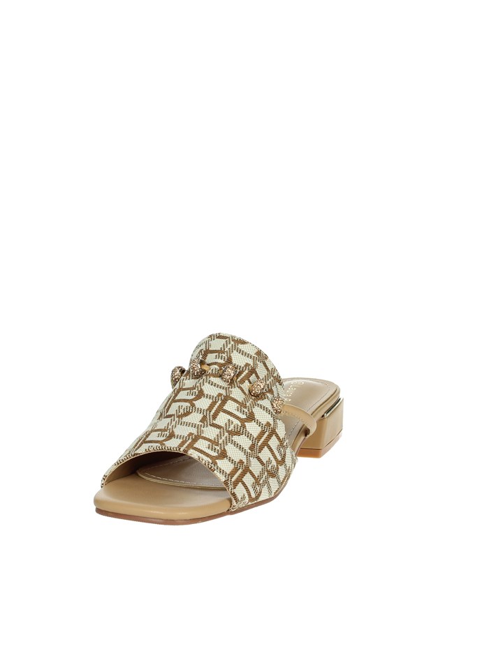 CIABATTE BASSE 9016 BEIGE/CUOIO