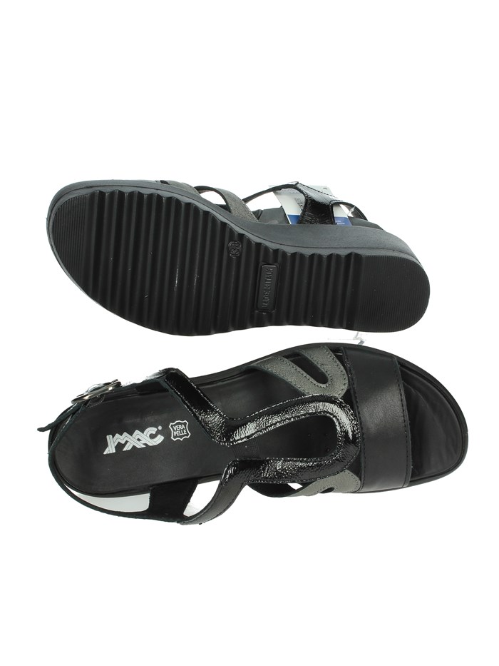 SANDALI CON ZEPPA 757530 NERO