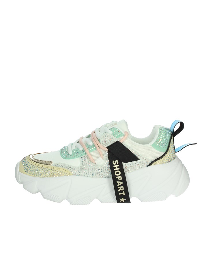 SNEAKERS BASSA SASS250250 BIANCO/VERDE ACQUA