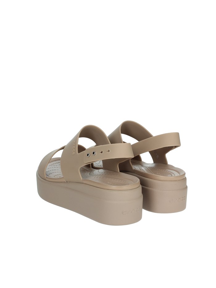 SANDALI CON ZEPPA 206453-2EL TAUPE