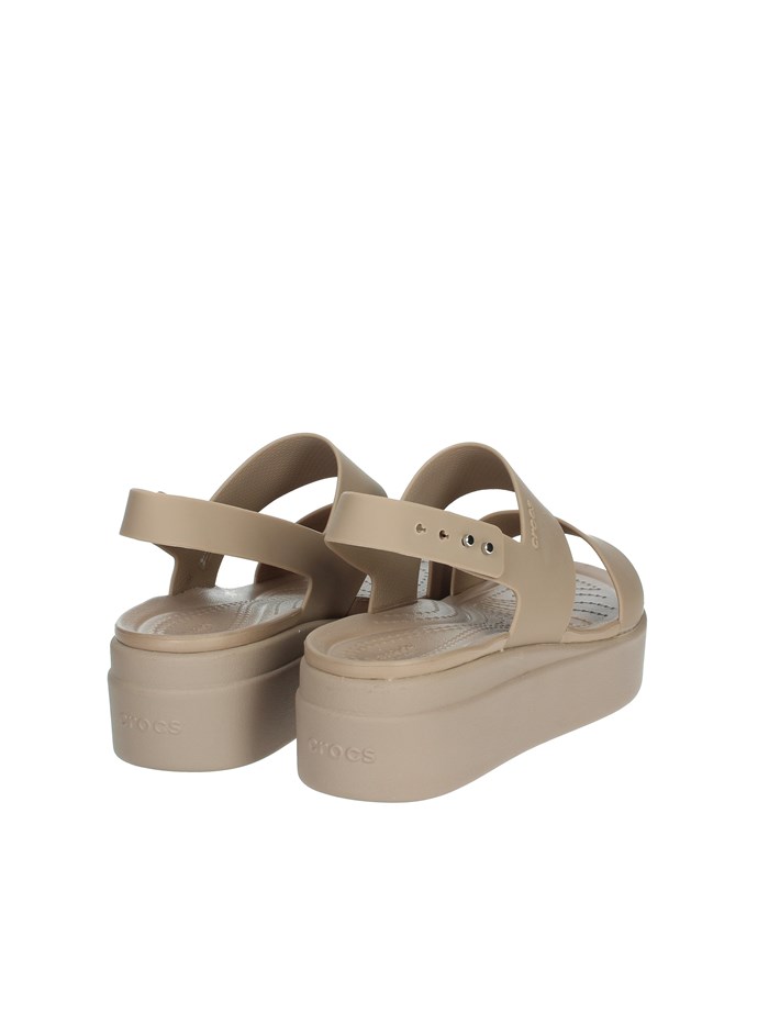 SANDALI CON ZEPPA 206453-2EL TAUPE