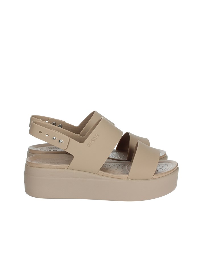 SANDALI CON ZEPPA 206453-2EL TAUPE